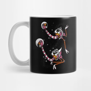 Flamingo Space Astronaut Mug